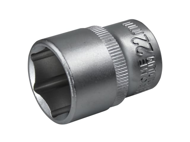 Faithfull Hex Socket 1/2in Drive 22mm