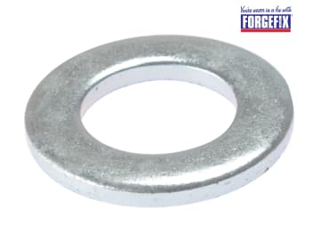 Forgefix Flat Washer Heavy-Duty ZP M8 Bag 100
