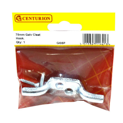 Centurion Galvanised Cleat Hook 75mm 3in GI05P