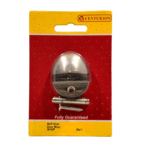 Centurion 35mm 1 3/8" SCP Oval Shield Door Stop GI142P