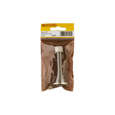 Centurion 80mm Nickel Plated Spring Door Stop GI35P