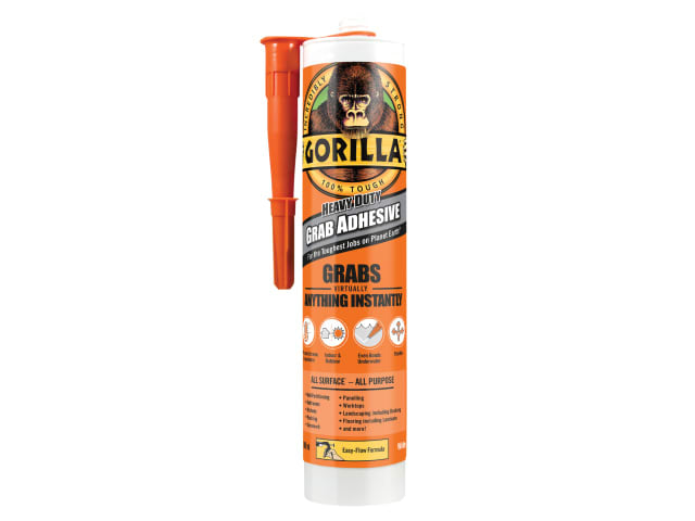 Gorilla Heavy Duty Grab Adhesive White 290ml
