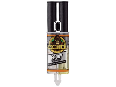 Gorilla Epoxy Syringe Crystal Clear 25ml 6044001