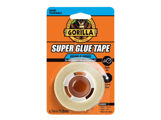 Gorilla Super Glue Tape 15.8mm x 6.1m 115718