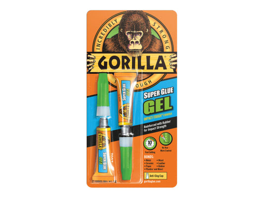 Gorilla Super Glue Gel 2 x 3g 4044601