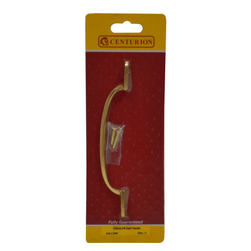 Centurion Sash Handle Polished Brass 150mm HA128P