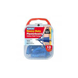 Plasplugs Plasterboard Fixings Heavy Duty x 10 HCF110