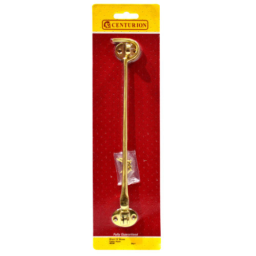 Centurion 250mm Brass Silent Pattern Cabin Hook HE29P