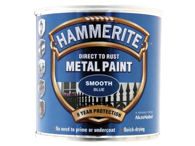 Hammerite Direct To Metal Smooth Blue 250ml