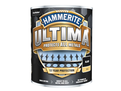 Hammerite Ultima Matt Black 750ml
