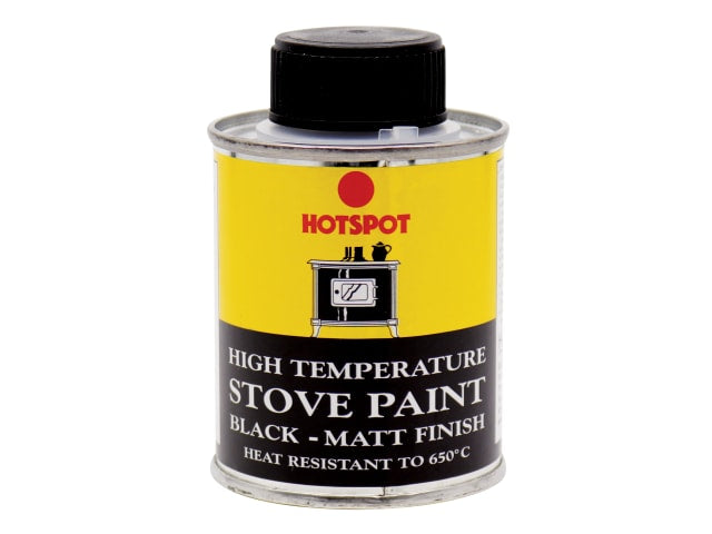 Hotspot Stove Paint Tin Matt Black 100ml