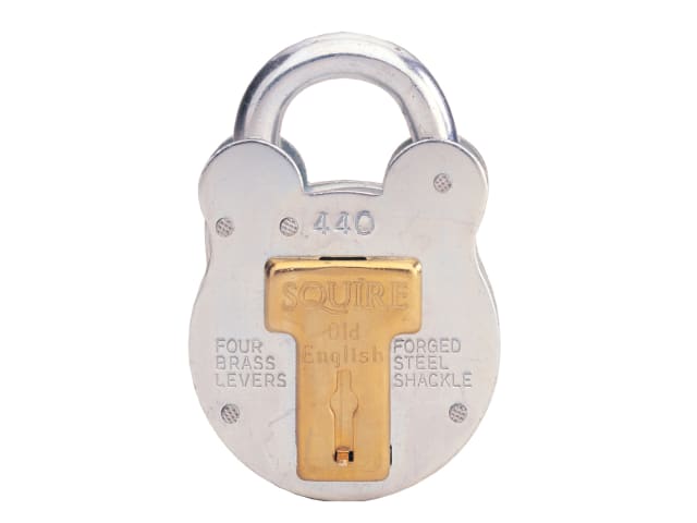 Squire Old English Padlock Galvanised 440 50mm