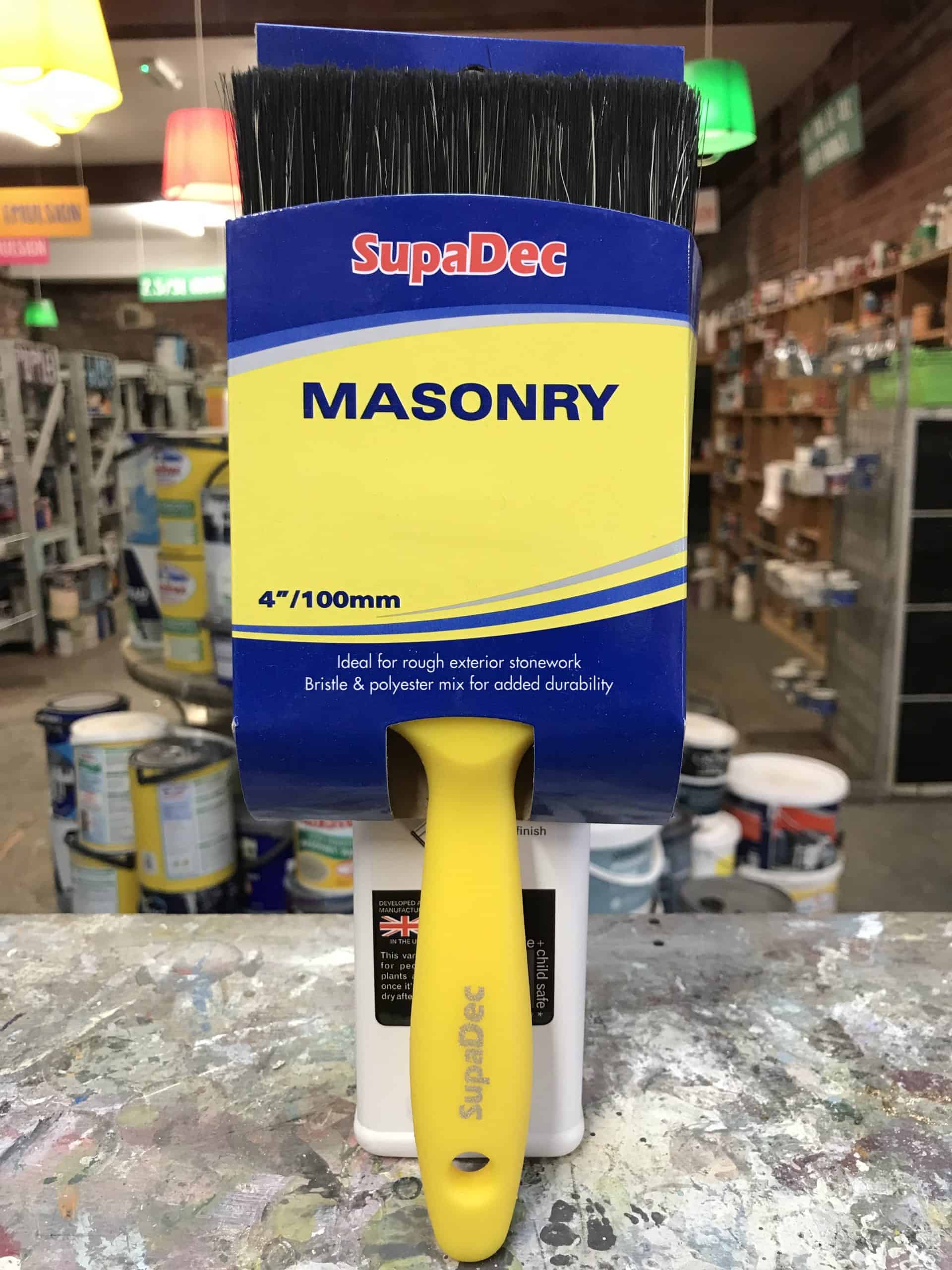 SupaDec Masonry Brush 4" / 100mm