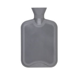 Hearth & Home Hot Water Bottle 2L Natural Rubber Grey