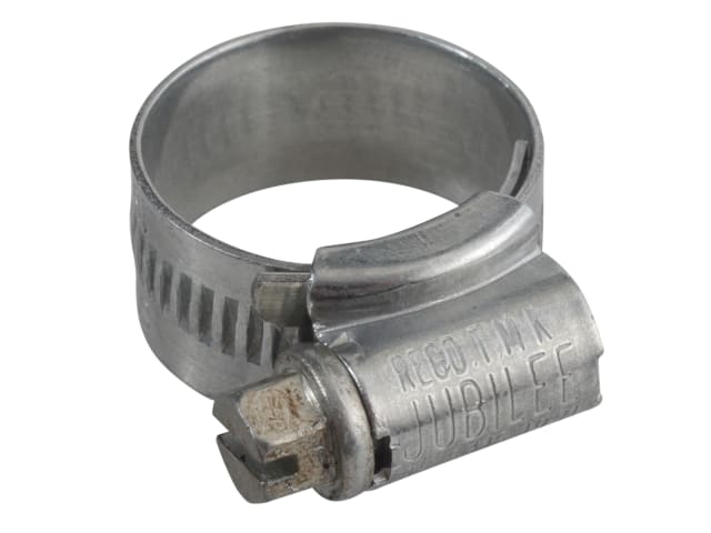 Jubilee Hose Clips Zinc 16-22mm Pack 10 0