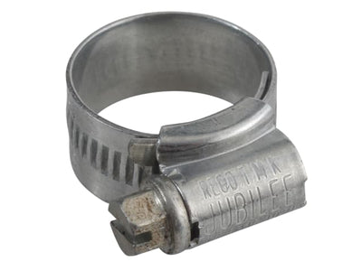 Jubilee Hose Clips Zinc 16-22mm Pack 10 0