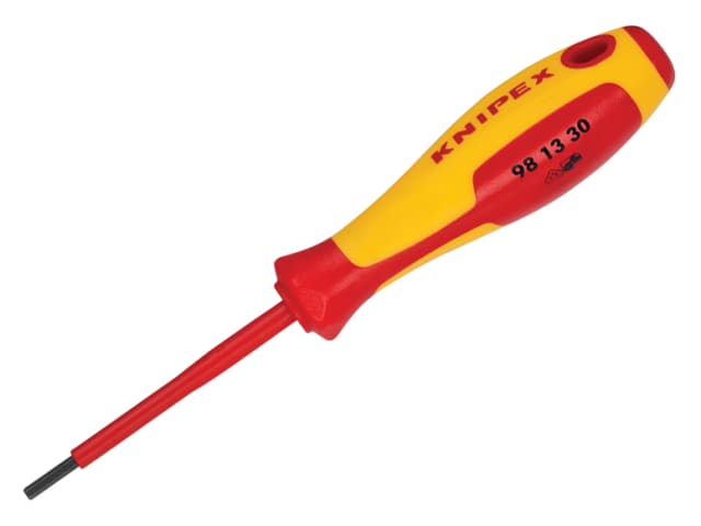Knipex 98 13 30 VDE Hexagon Socket Screwdriver 3.0 x 182mm
