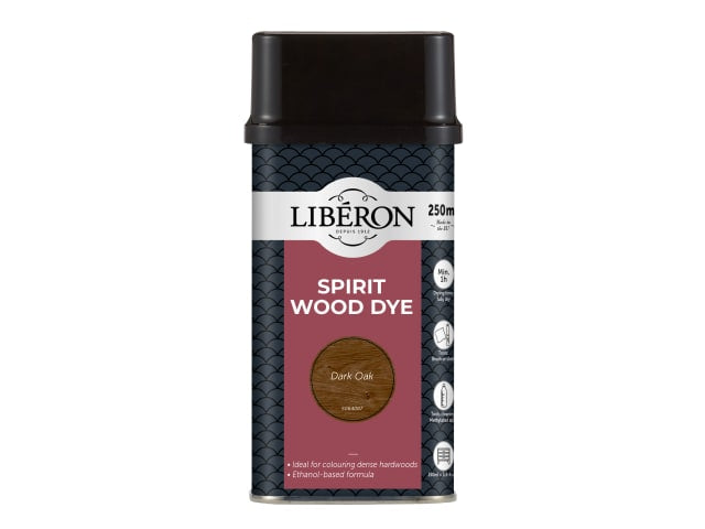 Liberon Spirit Dye Dark Oak 250ml