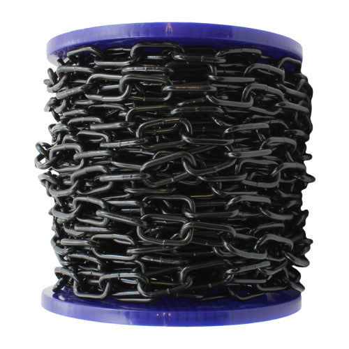 Centurion 5mm x 28mm x 25m Black Welded Steel Coil Chain MC39L