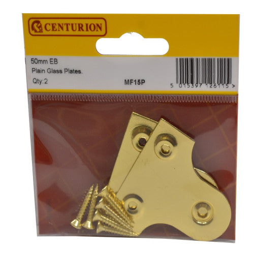 Centurion 50mm EB Plain Glass Plate Pack 2 MF15P
