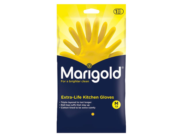 Marigold Extra-Life Kitchen Rubber Gloves Medium FH175437