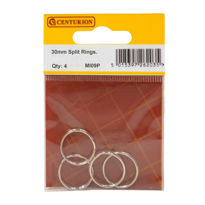 Centurion 30mm NP Split Rings Pack 4 MI09P