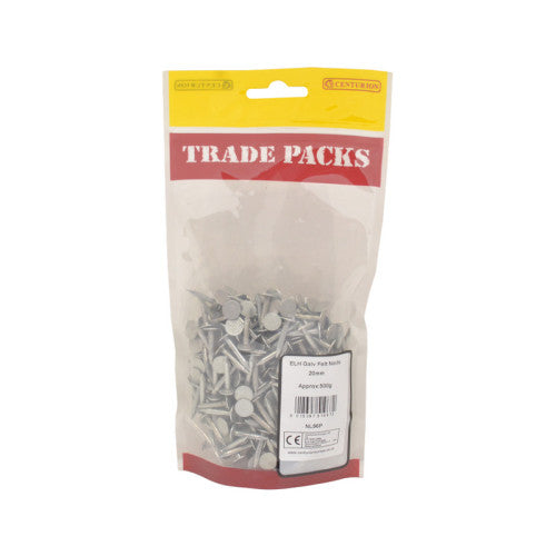 Centurion 20mm Galvanised Felt Nails 500g NL96P