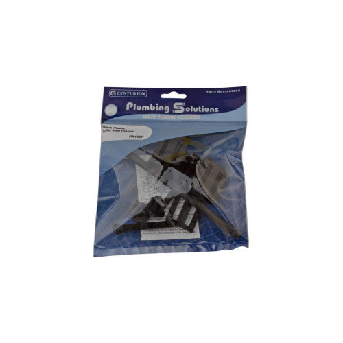Centurion Black Plastic Toilet Seat Hinges PA185P