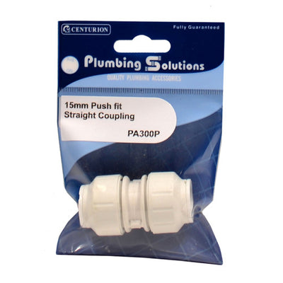 Centurion Speedfit 15mm Straight Coupling PA300P