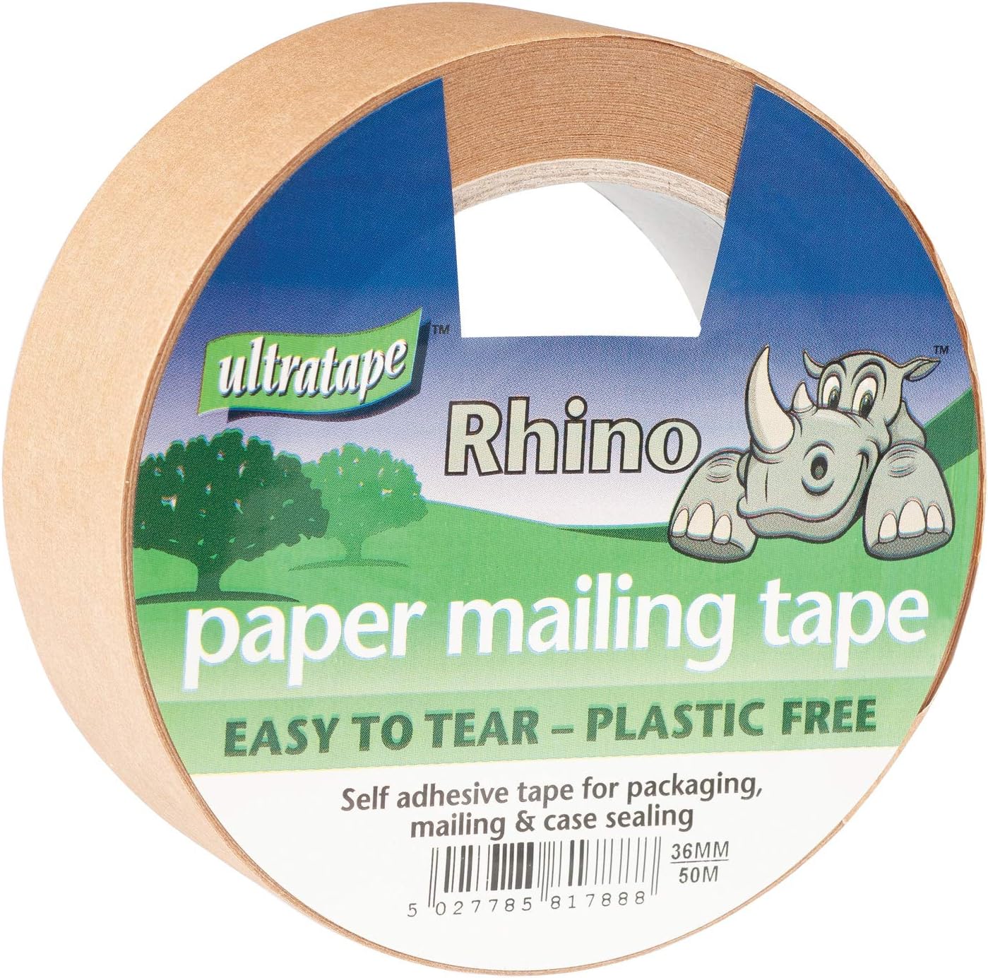 Ultratape Paper Mailing Tape 36mm x 50m 4298-36