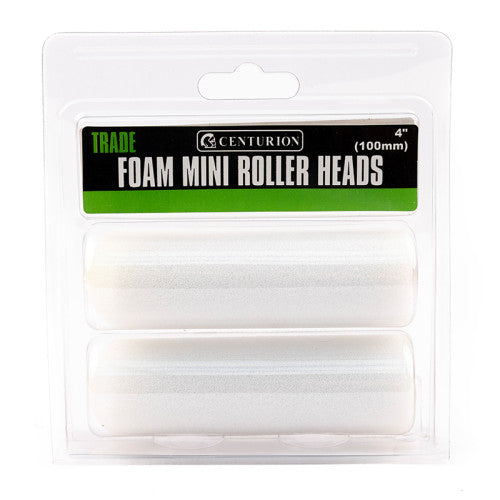 Centurion Trade Foam Mini Rollers 100mm 4" Pack 2 PE26P