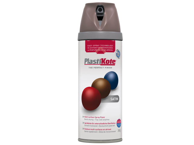 Plastikote Satin Cappuccino Spray Paint 400ml 22120