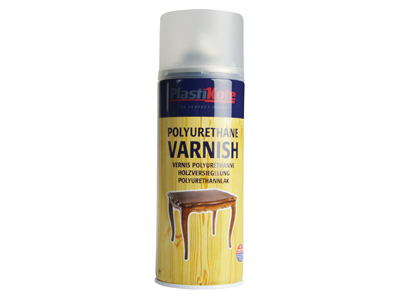 Plastikote Varnish Clear Satin 400ml 592