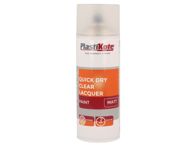 PlastiKote Quick Dry Clear Lacquer Matt 400ml