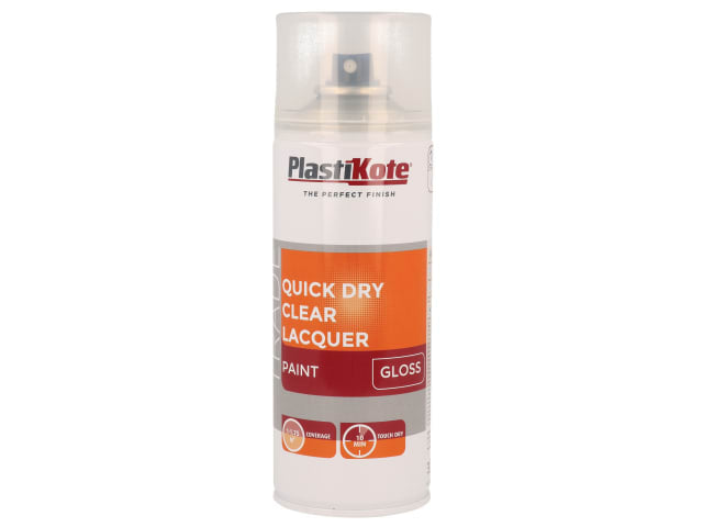 PlastiKote Quick Dry Clear Lacquer Gloss 400ml