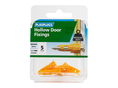 Plasplugs Hollow Door Fixings x 5 DR106