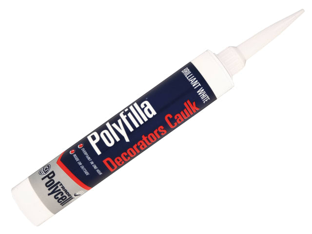 Polycell Trade Polyfilla Decorators Caulk White 380ml