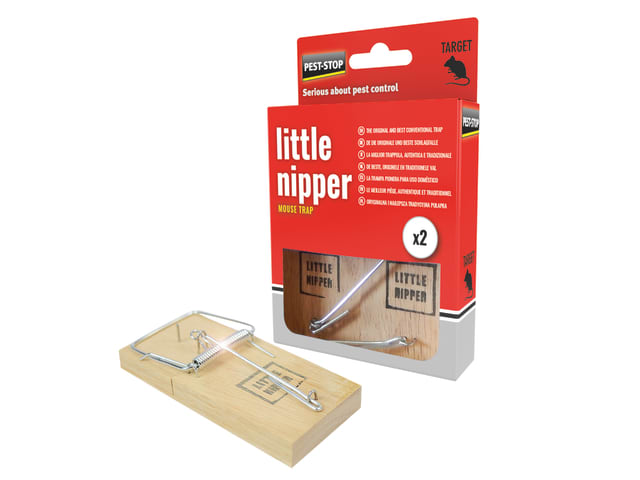 Pest Stop Little Nipper Mouse Trap x 2 PSLNMB