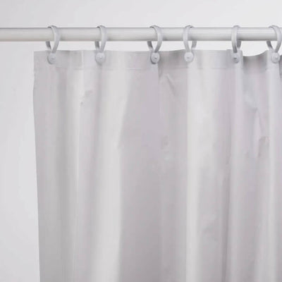 Croydex PVC Shower Curtain White