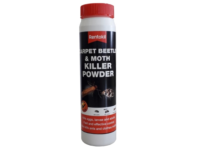 Rentokil Carpet Moth & Beetle Killer Powder 150g PSC50A