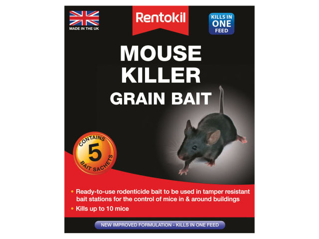 Rentokil Mouse Killer Grain x5 PSM21