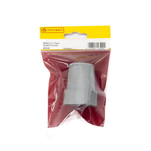 Centurion 25mm Grey Rubber Crutch Ferrule RP32P