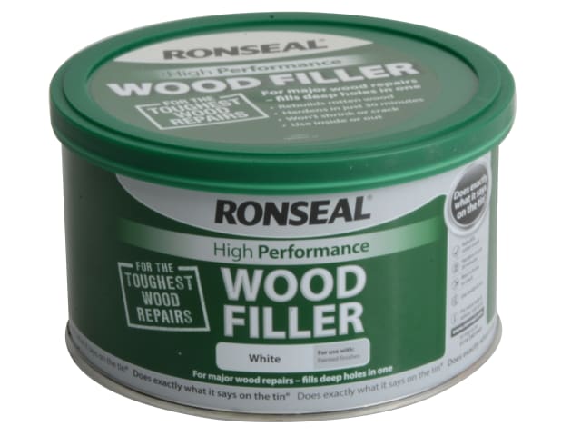 Ronseal High Performance Wood Filler White 275g