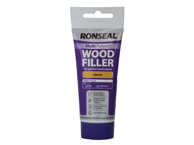 Ronseal Multi Purpose Wood Filler Tube Natural 100g