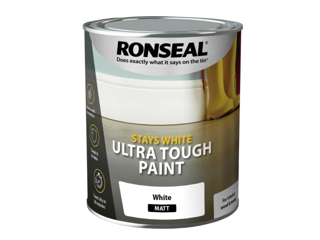 Ronseal Stay White Ultra Tough Matt 750ml