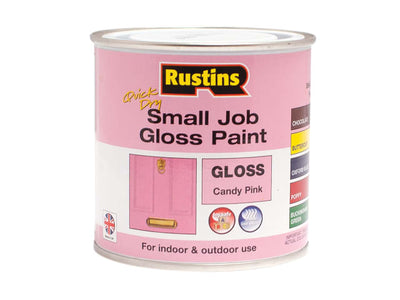 Rustins Quick Dry Small Job Gloss Candy Pink 250ml