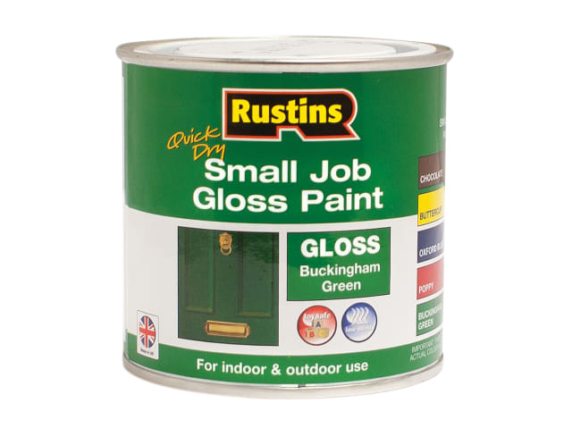 Rustins Quick Dry Small Job Gloss Buckingham Green 250ml
