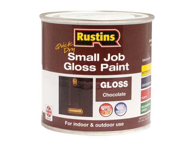 Rustins Quick Dry Small Job Gloss Chocolate 250ml