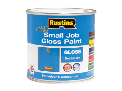Rustins Quick Dry Small Job Gloss Delphinium 250ml