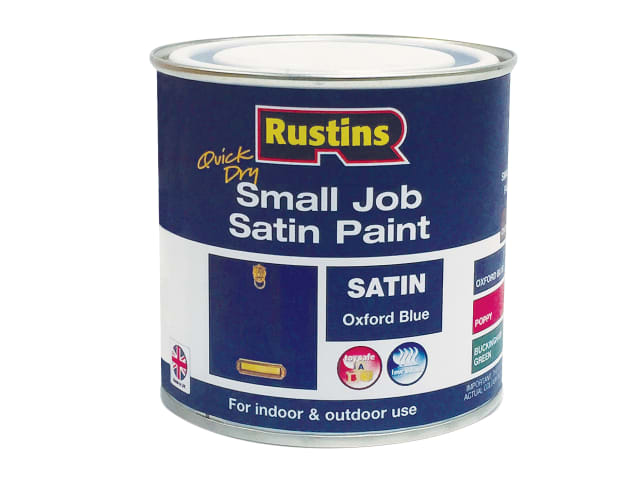 Rustins Quick Dry Small Job Gloss Oxford Blue 250ml